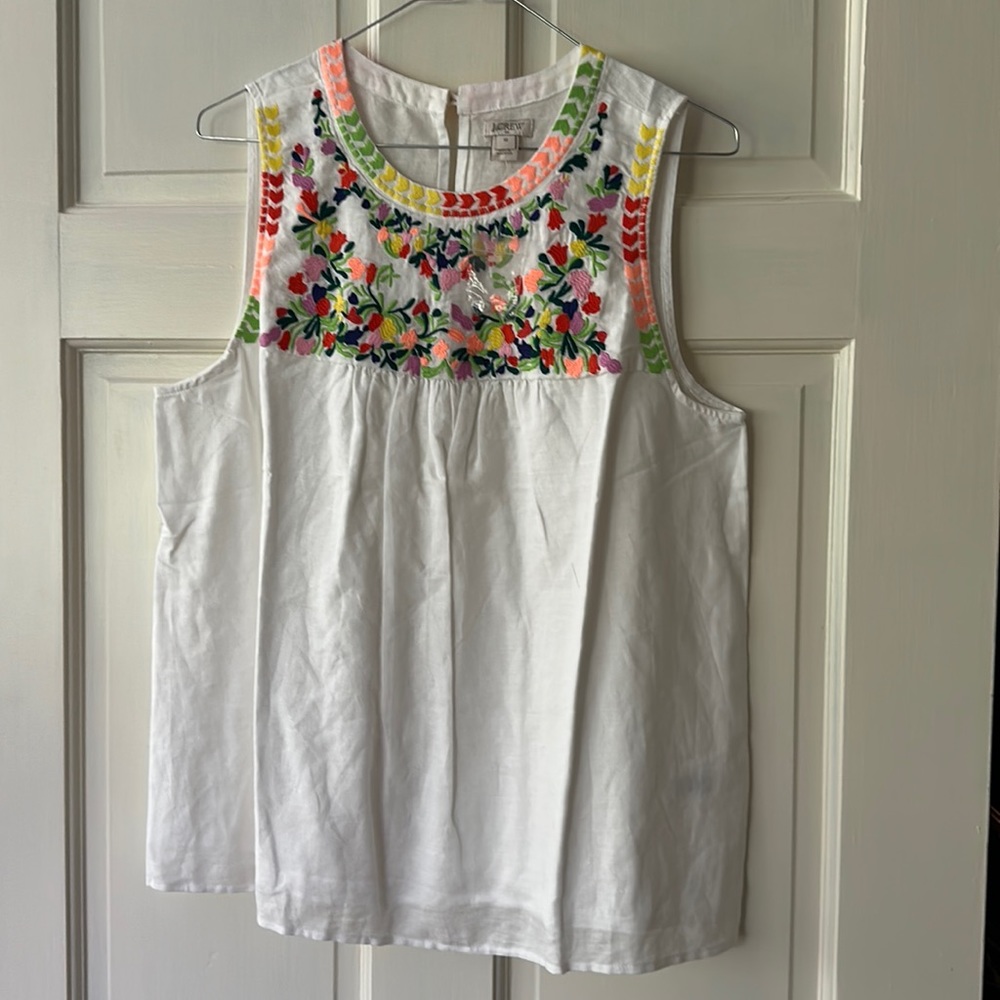 J Crew linen top